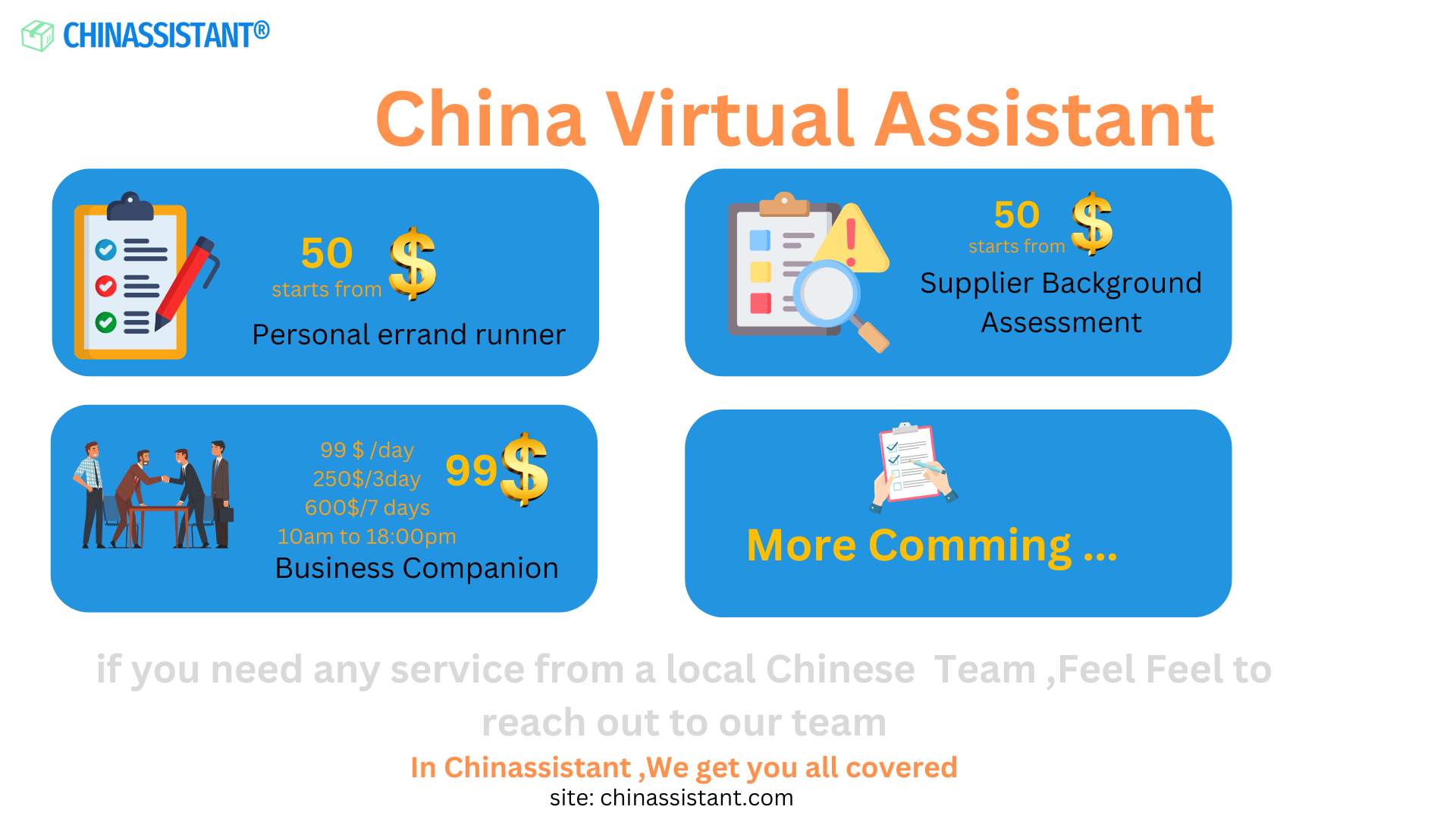 China Virtual Assistant Pricing