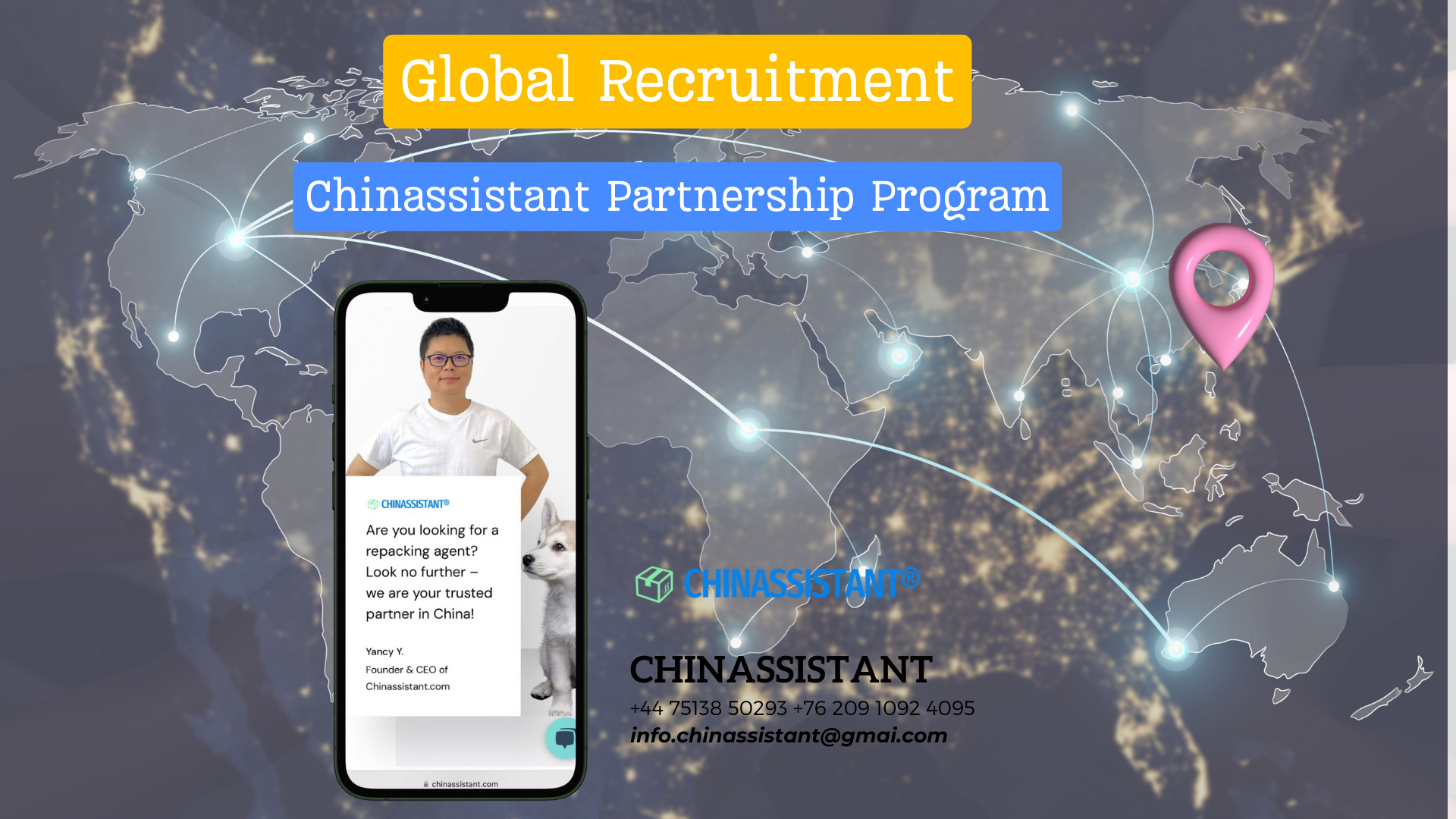 chinassistant global recurtment chinassistant partnership program