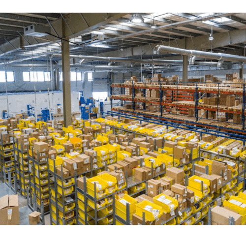 China temporary warehousing agent - modern warehouse interior with organized storage